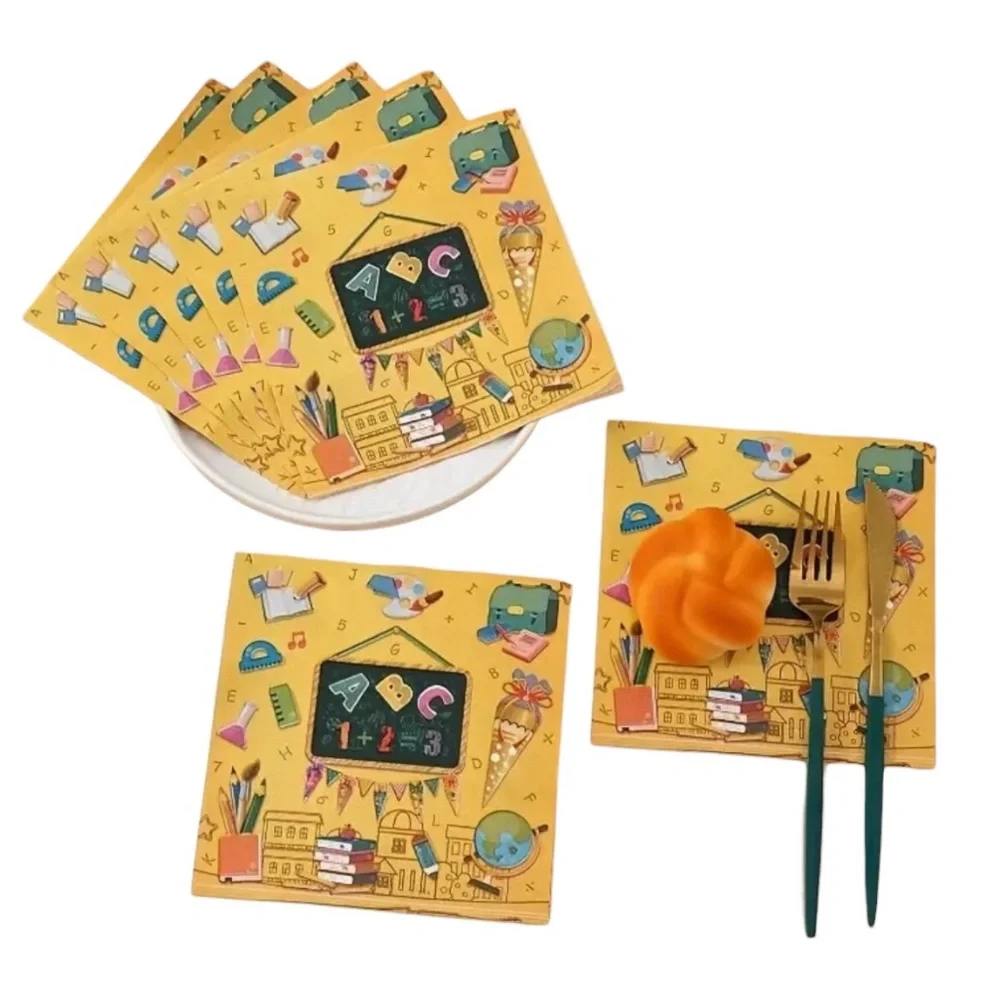 Back to School Theme Party Luncheon Napkins, 20 ct